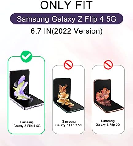 Samsung Z Flip 4 Esetben állvánnyal,Hosgor Aranyos Csuklópántot Slim Vékony Luxus Fedezi, a Lányok, a Csuklópánt Kitámasztó