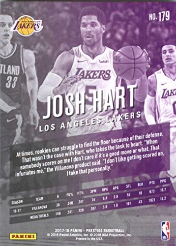 2017-18 Panini Prestige 179 Josh Hart Los Angeles Lakers Újonc
