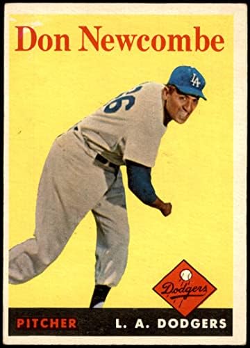 1958 Topps 340 Ne Newcombe Los Angeles Dodgers (Baseball Kártya) VG/EX Dodgers