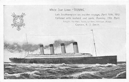Titanic Hajó Shps, Óceánjárók, Képeslap, Képeslapok
