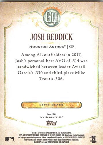 2018 Topps Cigány Királynő 56 Josh Reddick Houston Astros Baseball Kártya - GOTBASEBALLCARDS