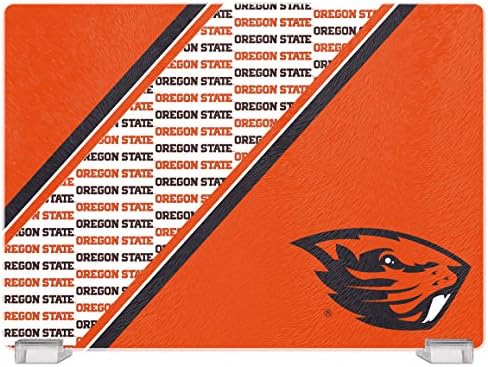 NCAA Oregon State Beavers Edzett Üveg vágódeszka, Display Állvány