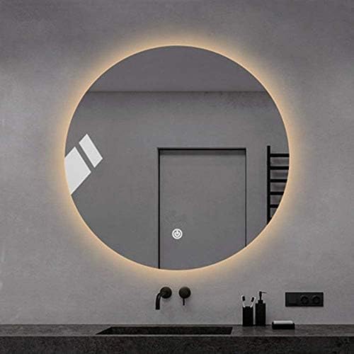 MIAOHY Fürdőszoba Kerek Háttérvilágítású LED Kerek Falra Szerelt Intelligens lámpa Fény Egyetlen Érintéssel Anti-Köd (Méret