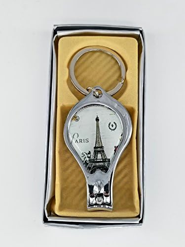 12 Db Párizsi Eiffel-Torony Kulcstartó A körömvágót, valamint Nyitó Recuerdos de Bautizo Édes 15 Hercegnő Szülinapi buli