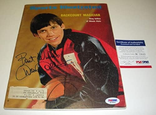 Doug Collins Illinois Állam,72 Olimpia Psa/dns/coa Aláírt Sports Illustrated - Dedikált NBA Magazinok
