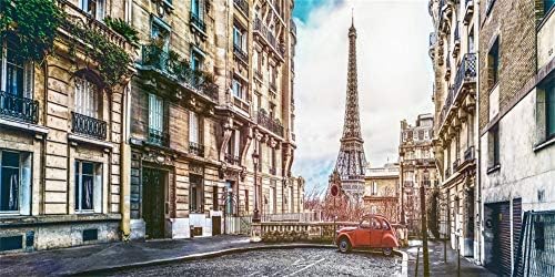 Yeele 12x6ft Eiffel-Torony Hátteret Fotózás Romantikus Franciaország Párizs Régi, Retro Európa Sikátorban Háttér Gyerekek