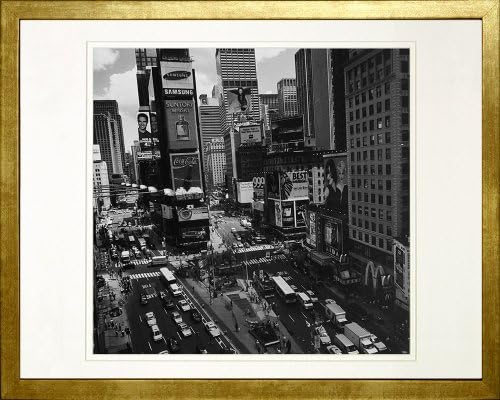 Bruce Teleky Délután New Yorkban, a Times Square-Henri Silberman Bekeretezett Fénykép, Poszter Nyomtatása Rendelésre Készült,
