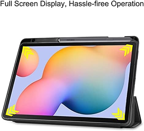 CHENGDE Tabletta Védő Klipek a Sumsung Galaxy Tab S6 Lite 10.4（SM-P610/615 Tabletta burkolata,Puha TPU Védelem Fedél Automatikus