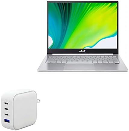 BoxWave Töltő Kompatibilis Acer Swift 3 (SF313-53) (Töltő által BoxWave) - PD miniCube (100W), 100W 3 PD Port Fali Töltő
