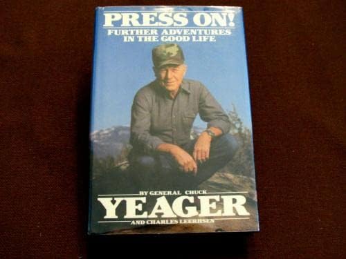 Chuck Yeager Hangsebesség Pilóta Aláírt Auto Nyomja Meg 1988 Keménytáblás Könyv Szövetség - Dedikált Sport Magazinok