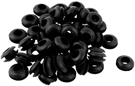 X-mosás ragályos 100 7mm Belső Átm Fekete Gumi Elektromos Kerek Drót Karika Tömítés(100 7mm Dia Belső Caucho Néger EleJunta