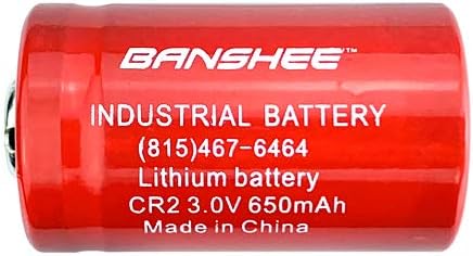 Banshee Csere CR2 650mAh 3V Lítium (LiMNO2) Gomb Felső Fotó Akkumulátor - 2 Pack