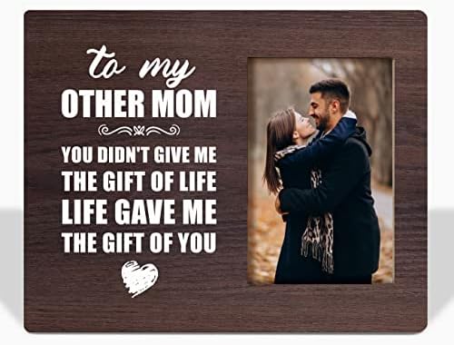 HALUOSI, Hogy Más Anya Ajándékok Képkeret, az Élet Adott Nekem Ajándék vagy, Asztali Képkeret Emléktábla Ajándék, Lépés Anya
