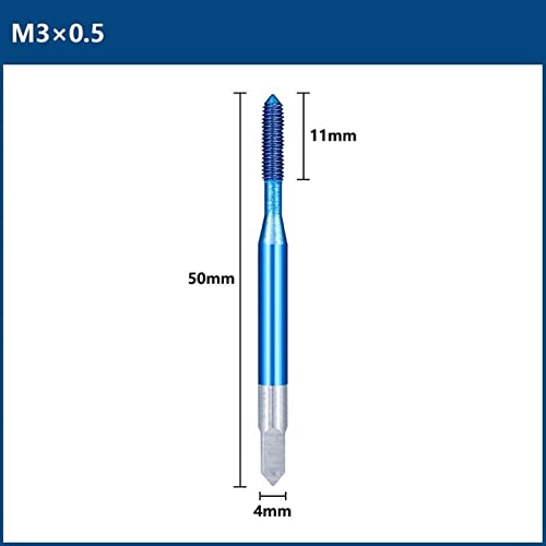 PIKIS Fluteless Képező Gép Csapok M2-M12 Kék Bevont Szál Érintse meg a Metrikus Érintse meg a Gyakorlat Extrudálás Csapok