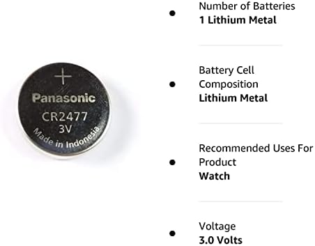 Panasonic CR2477 3v Litium gombelem