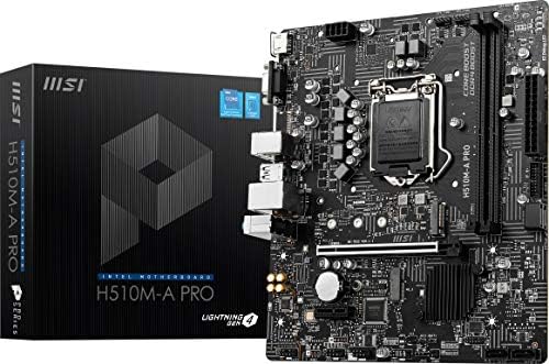 MSI H510M-EGY PRO Pro Alaplap (mATX, 11./10 Generációs Intel Core, LGA 1200 Aljzat, DDR4, PCIe 4, M. 2 Slot, USB 3.2 Gen