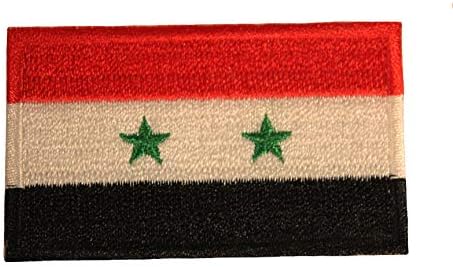 Szíria Ország Zászlós Kis Vas a Patch Címer Jelvény 1,5 X 2.5 Cm Új