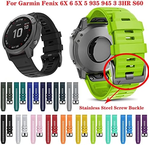 DAIKMZ Quick Fit Watchband a Garmin Fenix 7X 6X 5X 7 6 Pro 5 5Plus 3HR Szilikon Easyfit Csukló Zenekar 26mm 22mm Heveder