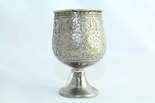Rajasthan Drágaköveket Antik Hagyományos, Kézzel készített Design Ötvözött Ezüst Csomag Intézkedés 60ML, Üveg
