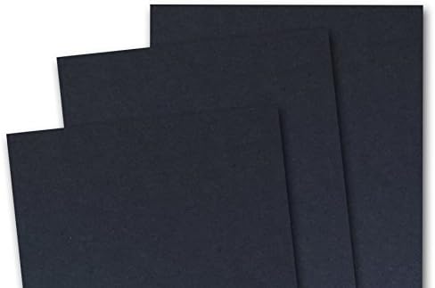 Üres Alapvető 5x7 hüvelyk A7 Kártya (50 Csomag, Fekete)