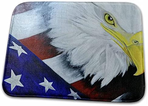 3dRose Egy Hazafias Festmény Amerikai Sas a... - Fürdőszoba Kád Szőnyeg Szőnyeg (szőnyeg-128264-1)