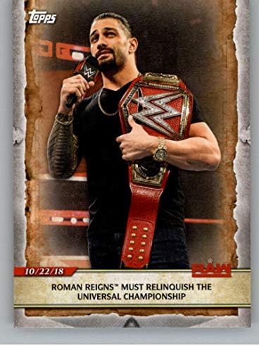 2020 Topps WWE Út WrestleMania 22 Római Uralkodik Birkózás Trading Card