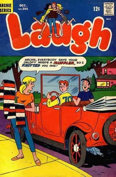 Nevetni Képregény 201 VG ; Archie képregény | December 1967 Kipufogó Vicc