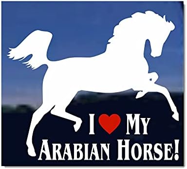 Szeretem Az Arab Ló Vinil Ablak Matrica