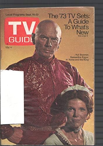 A TV Guide 9/16/1972-Yul Brynner-Samantha Eggar-Anna, a Király-Keleti Illinois