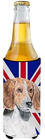 Caroline Kincsek SC9858MUK angol Foxhound angol Union Jack Brit Zászló Ultra Ölelkezős a Vékony doboz, Lehet Hűvösebb Ujja