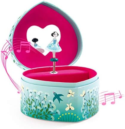 Romantikus Zene Doboz Gyermekek Zenei Doboz Fa Szívem Szállítási Forgó Táncos Lányok Music Box Otthon Dekoráció a Legjobb
