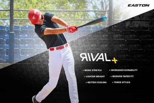 Easton Rivális+ Baseball Nadrág | Teljes Hossz/Semi-Relaxed Fit | Ifjúsági Méretű | Szilárd & Vezetékes Lehetőségek