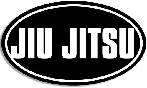 LPF USA-ban a Fekete Ovális JIU Jitsu Matrica (Martial Arts Harc MMA)