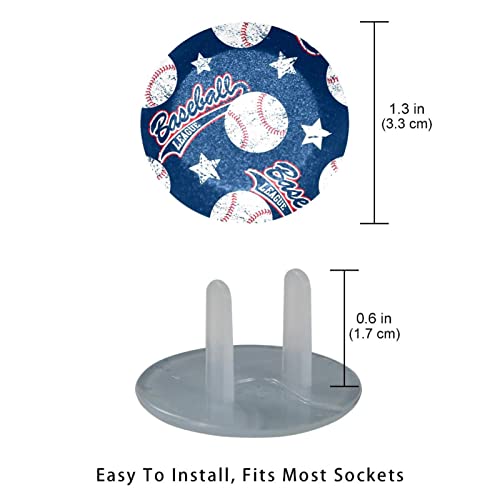 A Baseball Csillag Aljzathoz Csatlakoztassa Kiterjed 12 Pack - Baba Biztonsági Aljzathoz Csatlakoztassa Kiterjed – Tartós