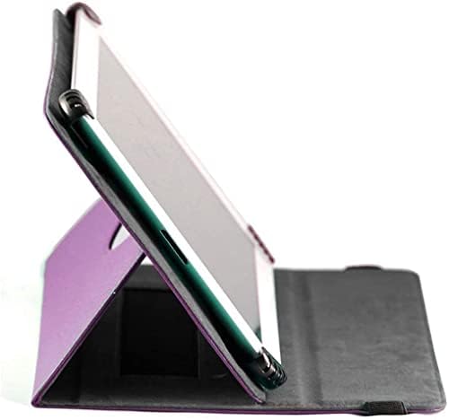 Navitech Lila Esetében 360 Forgási Állni & Stylus Kompatibilis Blackview OSCAL Pad 10 10,1 Hüvelykes Tablet