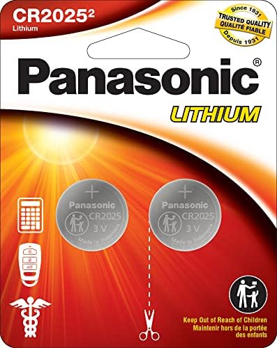 Panasonic CR2025 3.0 Voltos Hosszú Élettartamú Lítium gombelem Elemeket a Gyermek Ellenálló, Szabványok Alapú Csomagolás