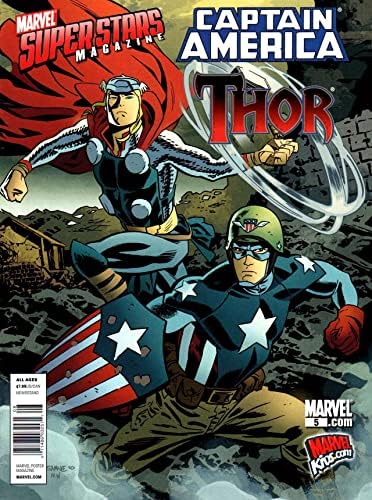 Marvel Super Csillagok Magazin 5 VF/NM ; Marvel képregény | Amerika Kapitány, Thor