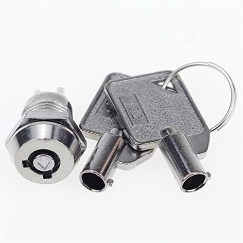 HIKOTA kulcsos Kapcsoló BE/Ki D102 12mm Micro Hordó Elektronikus billentyűzár-Kapcsolót 2 Positon a Gombot 2 2A 250VAC /4A