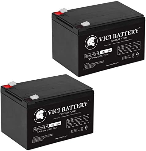 VICI Akkumulátor 12V 12AH Akkumulátor BuzzAround Lite 3 Robogó GB147 GB147S - 2 Csomag Márka, Termék