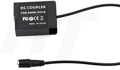 HangTon Dummy Akkumulátor DMW-DCC8 DC Csatlakozó, illetve HÁLÓZATI Adapter DMW-BLC12 PANASONIC LUMIX GH2 G5 G6 G7 FZ300 DSLR