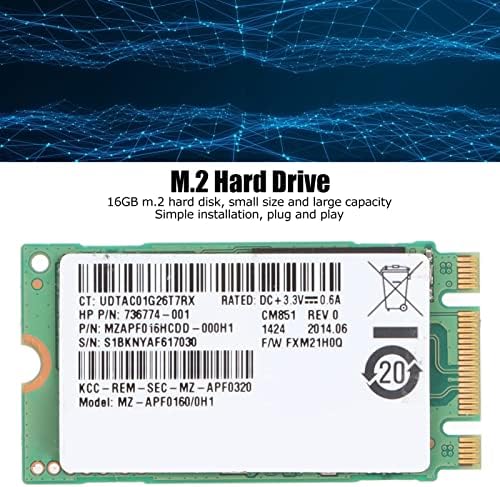 Dpofirs 16GB M. 2 SSD-t, M. 2 Merevlemez Kiterjesztése Kártya Kompatibilis Asztali PC/Laptop, Nagy Kapacitású Merevlemez,