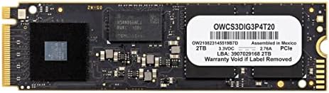OWC 500GB Aura Pro IV. PCIe 4.0 NVMe M. 2 2280 DRAM Megerősített akár 7415MB/s olvasási, 6800MB/s Írási szilárdtestalapú