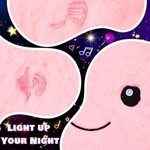 Cuteoy Fény Plüss Ragyogj Csillag Párna Zene Állítható Hangerő Altató Fény Plüss Játékok Animációs Megnyugtatja a Gyerekeket