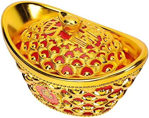 Autó Dekoráció aranyrúd Édesség Ajándék Doboz Feng Shui aranyrúd Jüan Bao Dísz Műanyag Rúd Játékok Kellékek Haza Esküvői