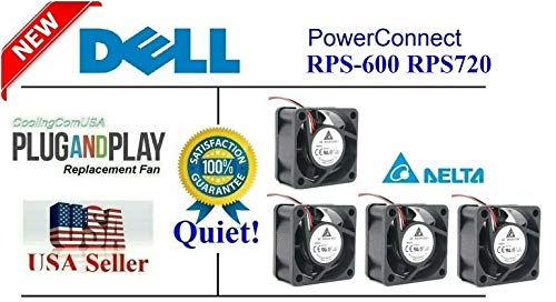 4X ExtraCooling Csendes Csere Rajongók Kompatibilis Dell RPS-600 RPS720 Rajongók