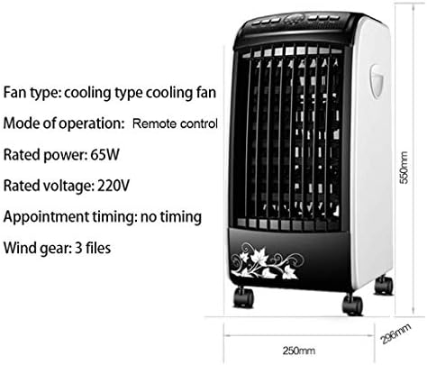 LILIANG- - Párolgási Hűtő Levegő hűvösebb Egyetlen hideg, légkondicionáló, ventilátor, Párásító mobil hűtő Háztartási hűtő