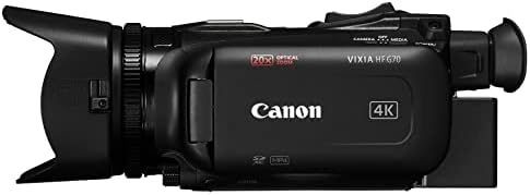 Canon VIXIA HF G70 Videokamera 1/2.3 a 4K UHD felbontású CMOS Szenzor, 20x Optikai Zoom, 800x Digitális Zoom, képstabilizátor,