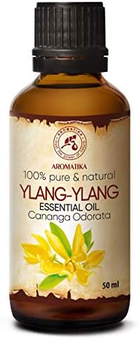 Ylang-Ylang illóolaj 1.7 Fl Oz - Cananga Odorata - Madagaskar - Pure & Natural Ylang Ylang Olaj a Legjobb Aromaterápia