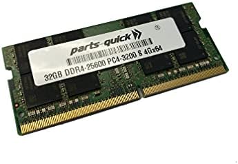alkatrész-gyors 32GB Memória Dell Precision 5560 Mobil Munkaállomás (Intel Core CPU) Kompatibilis DDR4 3200MHz SODIMM RAM