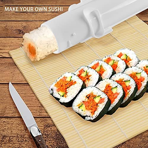 Sushi Roller Bazooka Tartós Táborban Szakács, Élelmiszer Minőségű Műanyag munkavédelmi Rizs, Zöldség, Hús DIY Gép Penész